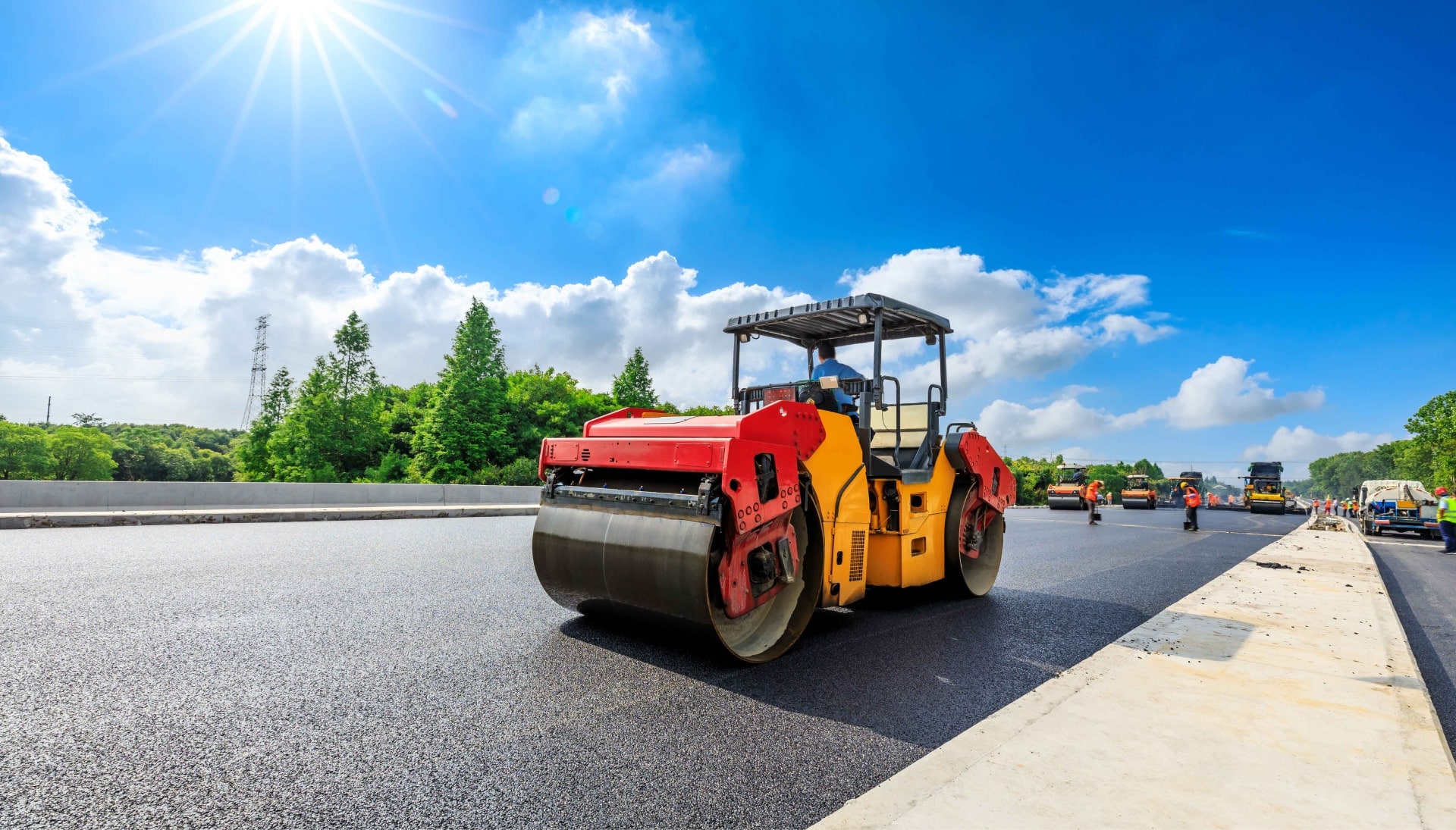 Smooth asphalt paving in Lincoln, NE creates durable surfaces.